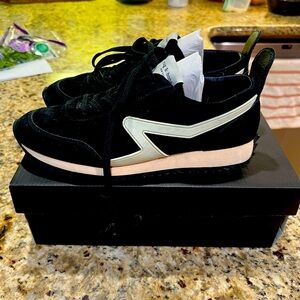Rag & Bone Retro Runner -Suede Black